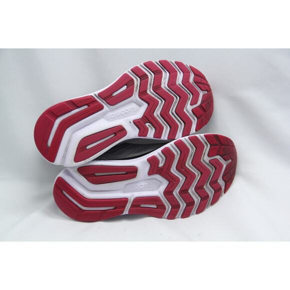 Saucony Ride 14 Running Shoes Womens Size 8 Fog Sneakers S10650-55 Gray Purple - Picture 6 of 7